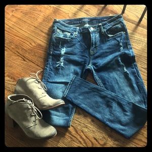 VIGOSS distressed skinny jeans